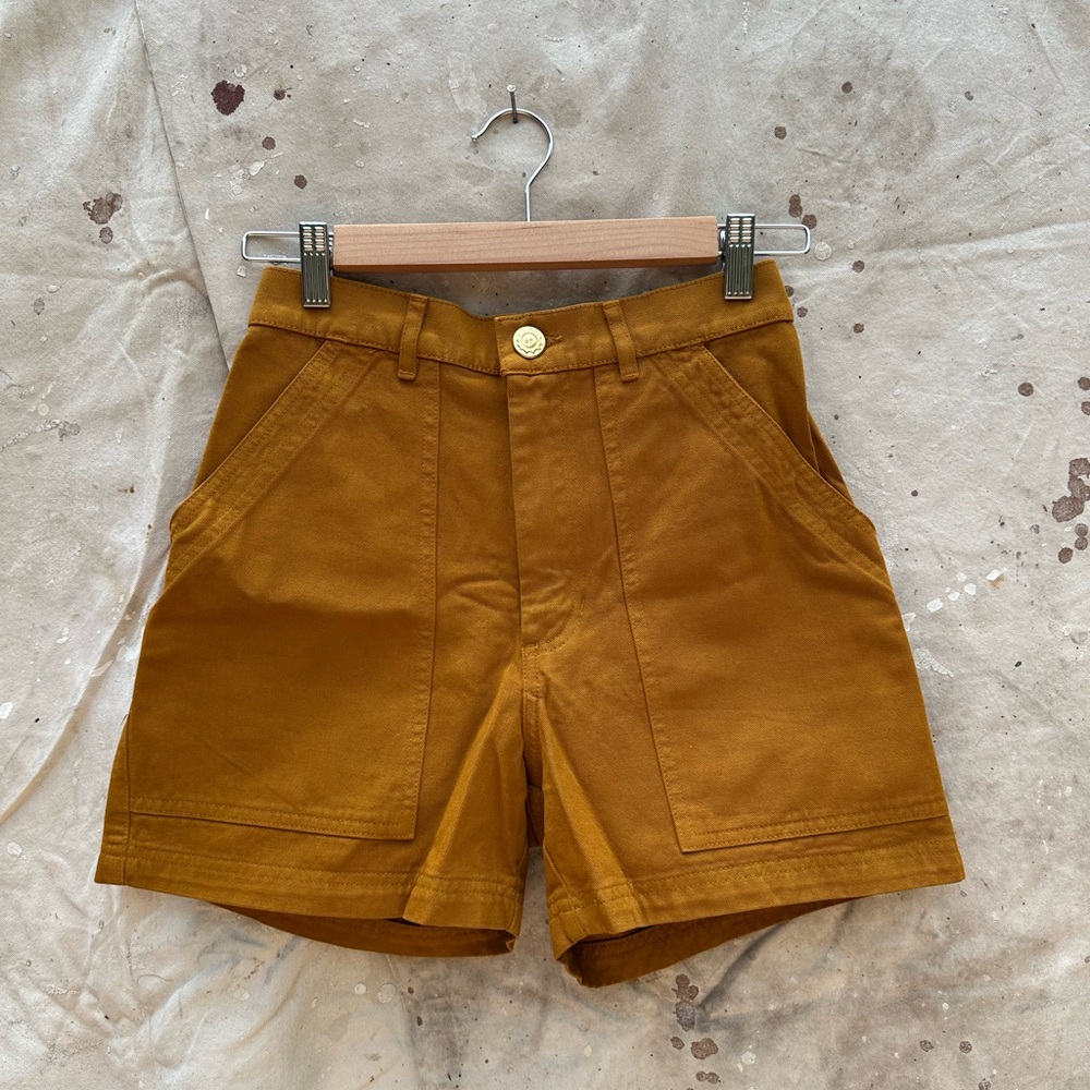 Big Bud Press mustard yellow Classic Work Shorts